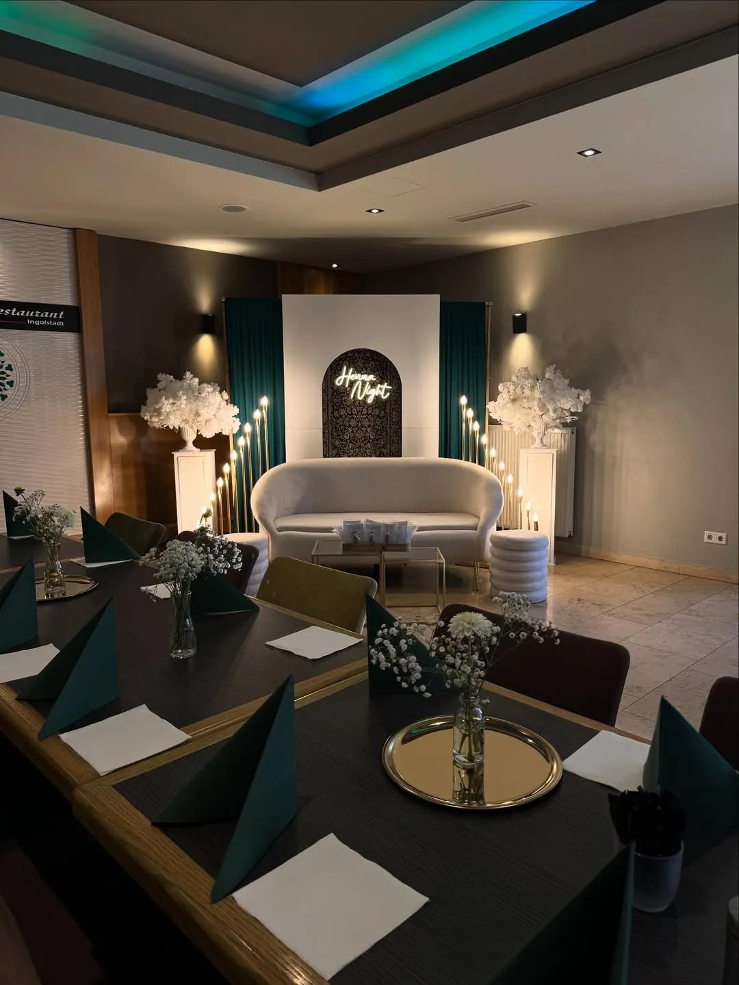 Henna-Abend Dekoration